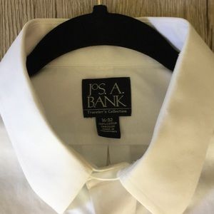 Jos A Bank white long sleeve button down shirt